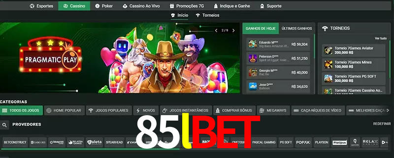 cassino 85lbet